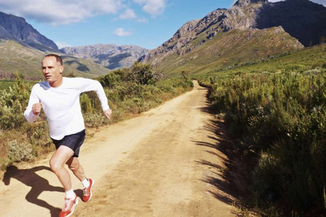Keeping fit as he gets older