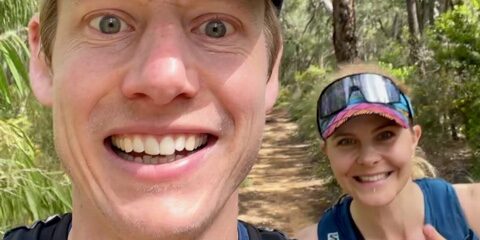 Nick and Amber Running